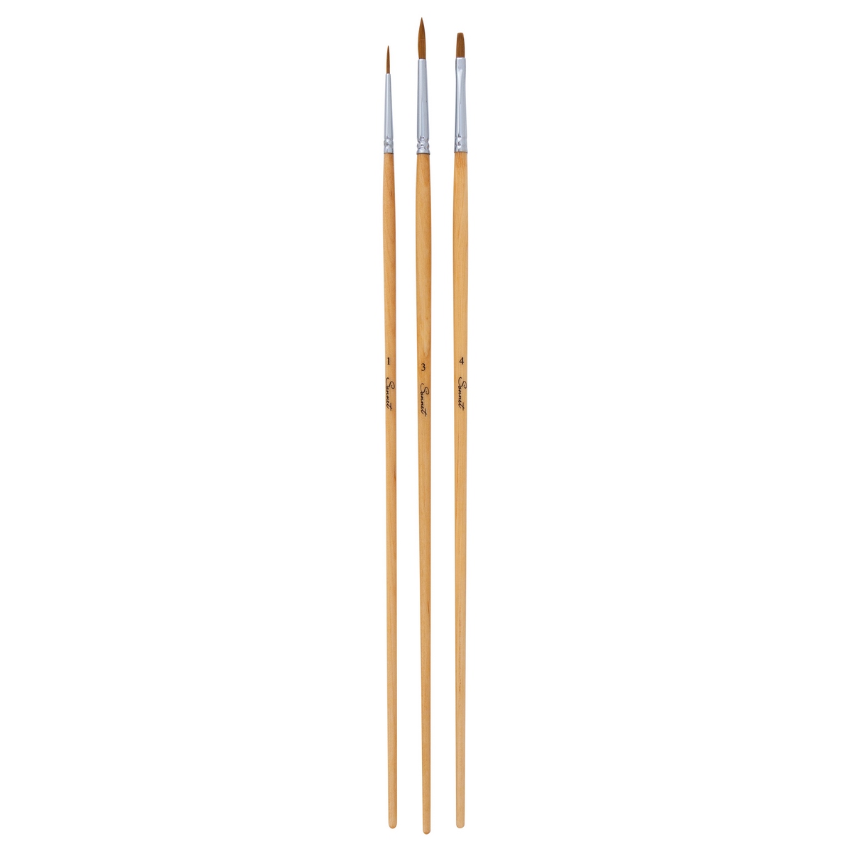 "Sonnet" Set of Column Brushes Mix №2 (3 pcs)